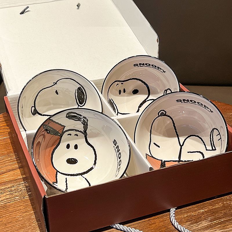Snoopy Ceramic Bowl Set 2025 N - Dim Sum Basket recension och pris