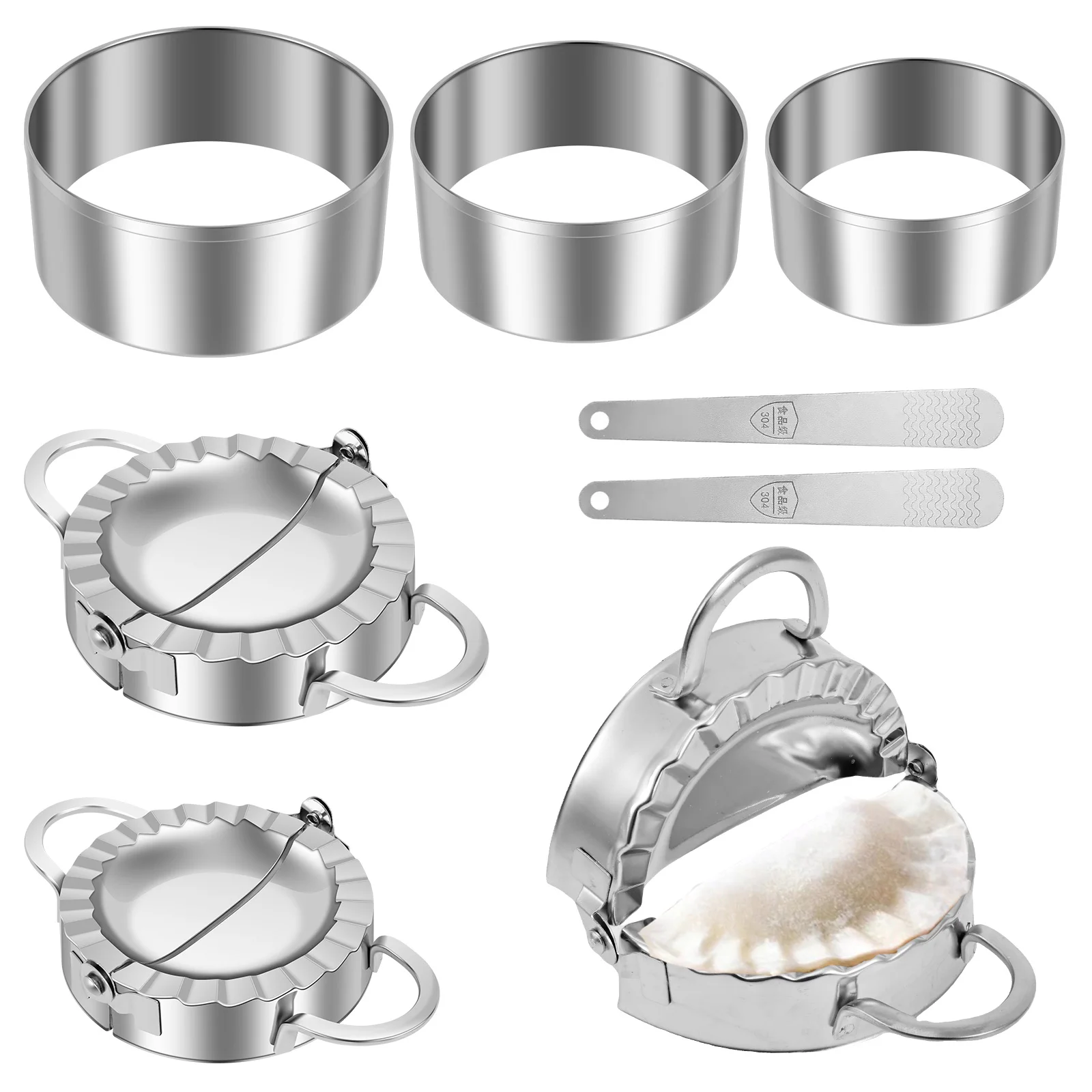 Stainless Steel Dumpling Maker - Dumpling Press Set recension och pris