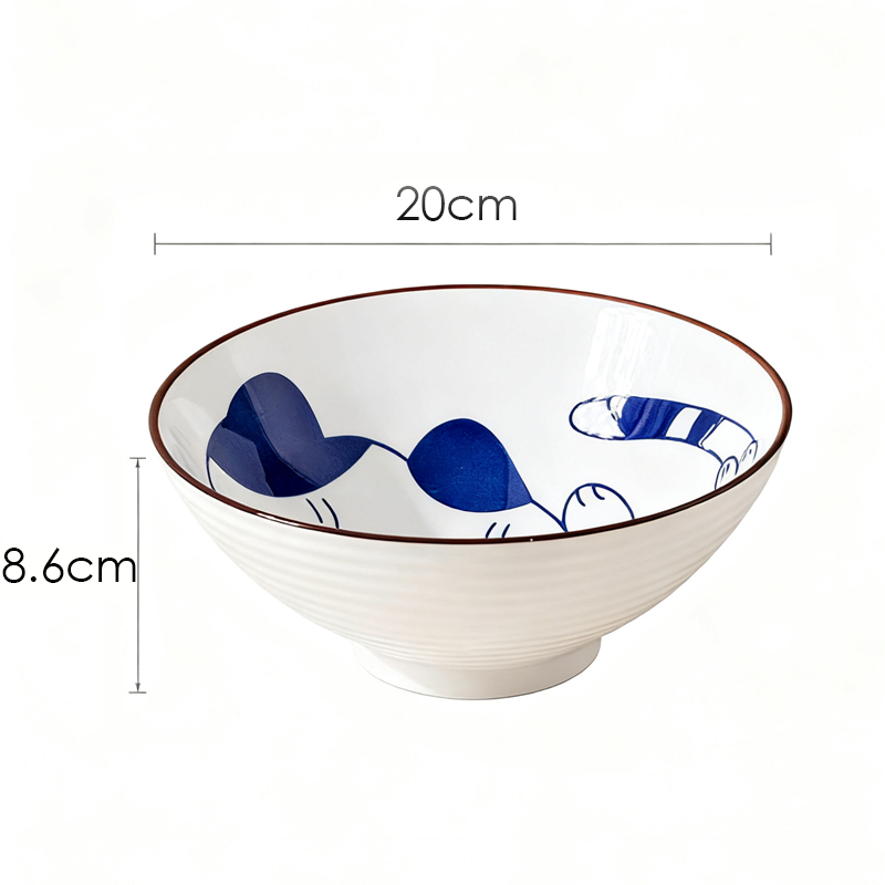 1200ML Ceramic Ramen Bowl Japa - Dim Sum Basket recension och pris
