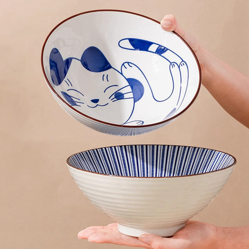 1200ML Ceramic Ramen Bowl Japa - Dim Sum Basket recension och pris
