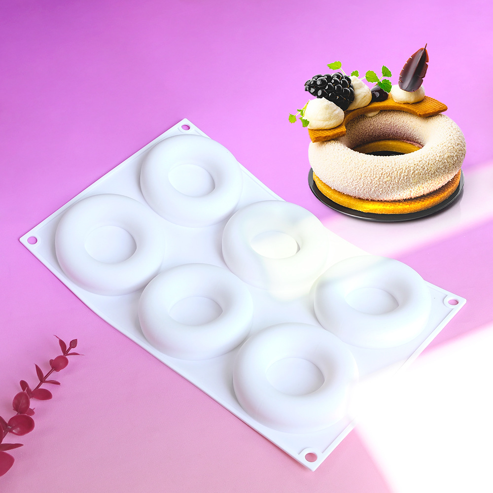 New Mould 6-Piece Donut Mousse - Donut Mold Silicone recension och pris