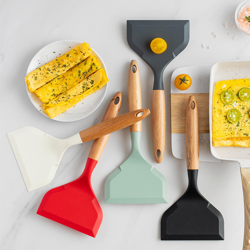 Food Grade Silicone Cooking Ut - Okonomiyaki Spatula recension och pris