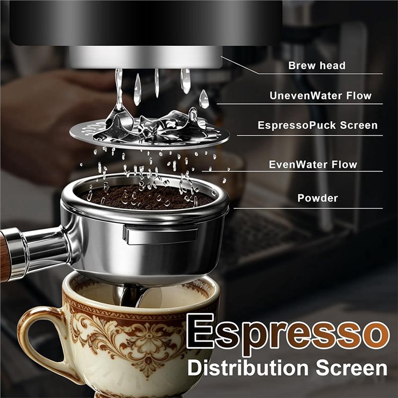 2026 New Espresso Puck Screen  - Breville Espresso Barista Express recension och pris