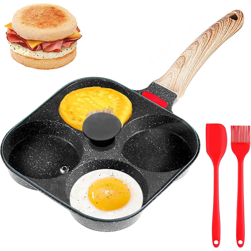 Deepened Egg Frying Pan with L - Egg Waffle Pan recension och pris