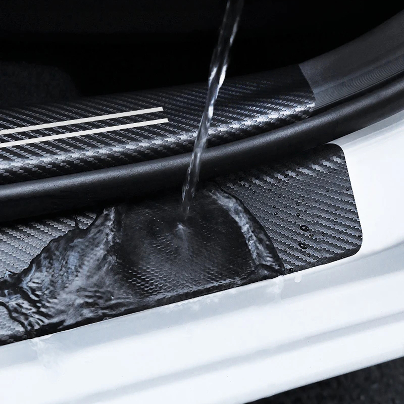 1/4/5Pcs Car Door Sill Scuff P - Crepe Pan Carbon recension och pris