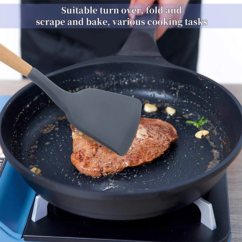 Non-Stick Silicone Spatula Woo - Okonomiyaki Spatula recension och pris